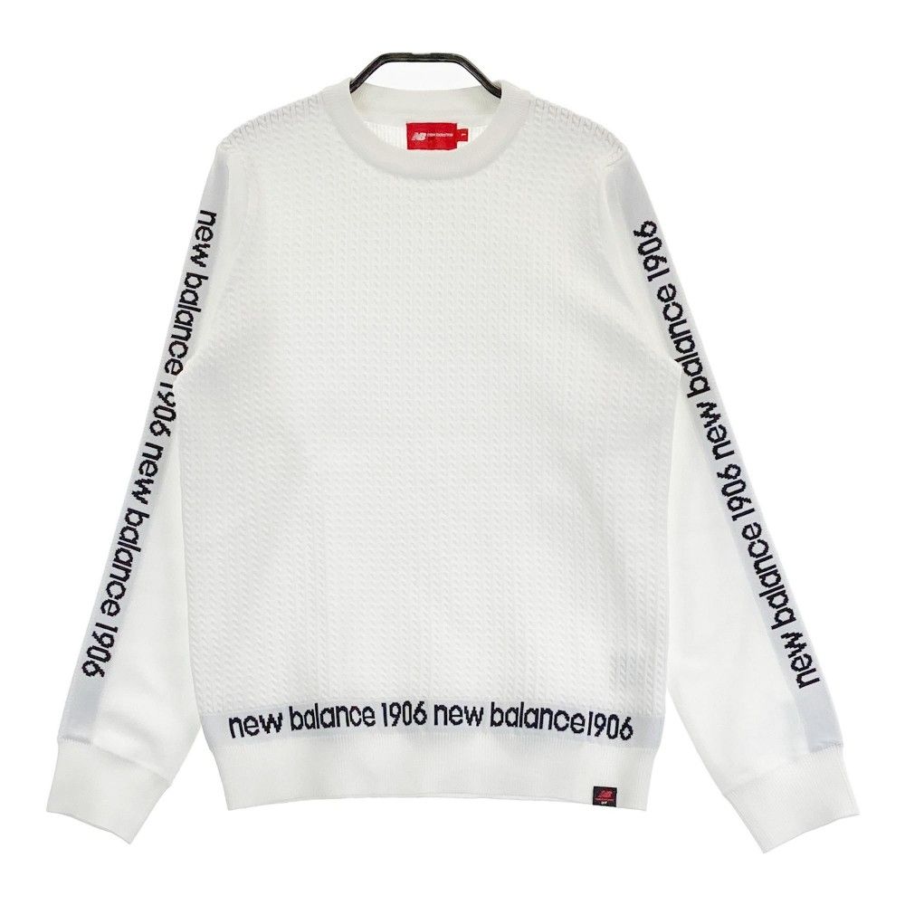サイズ：1 NEW BALANCE GOLF ニューバランス  ニット セーター  ホワイト系 [240101362311] ゴルフウェア レディース ストスト サイズ：1 NEW BALANCE GOLF ニューバランス ニット セーター