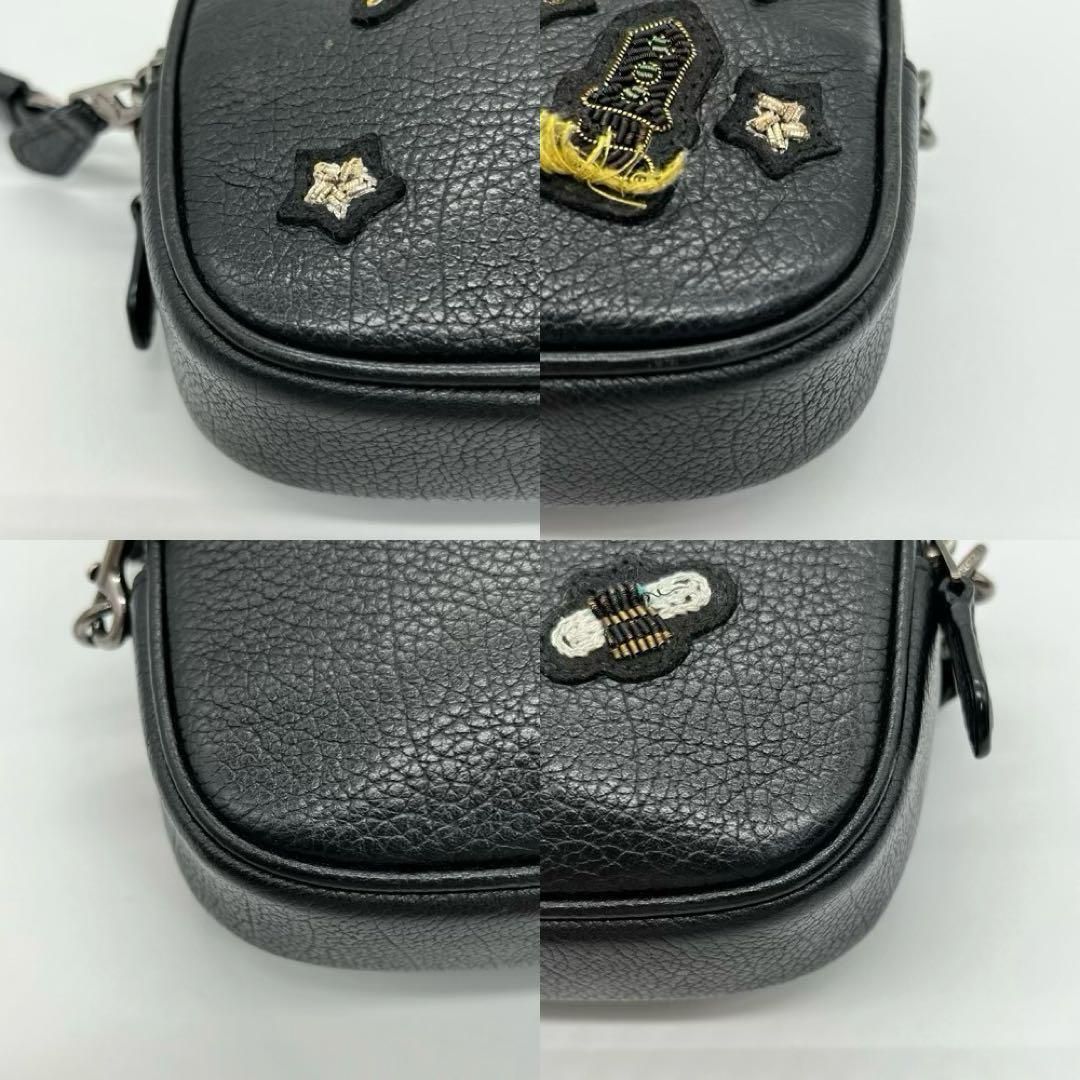 ✨️美品✨️コーチ エンブロイダリー ショルダーバッグ パッチワーク 