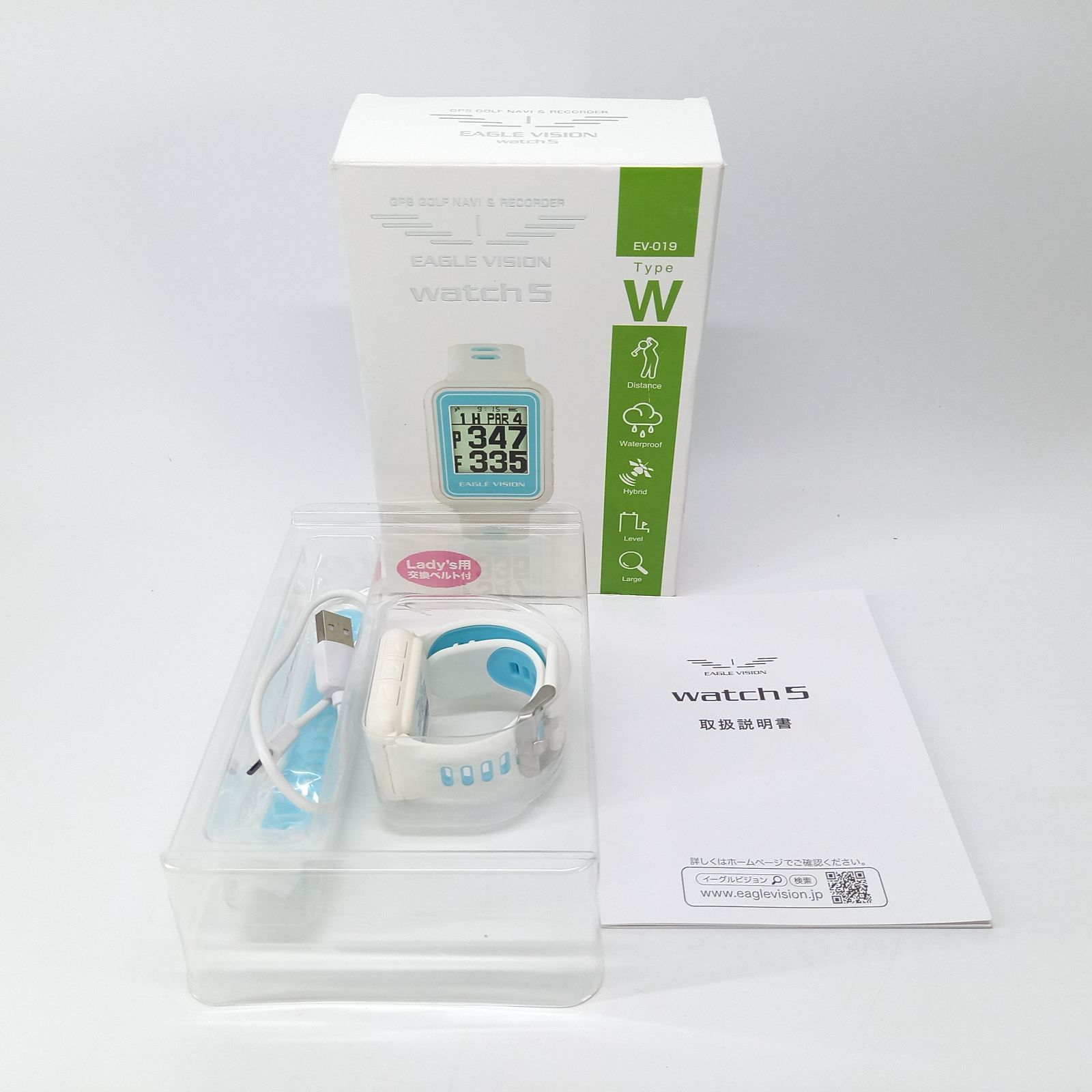 EAGLE VISION イーグルビジョン watch5 EV-019 GPS ゴルフナビ