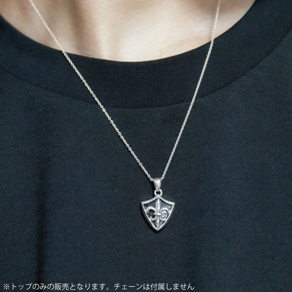 ペンダントトップ ネックレストップのみ メンズ シルバー925 オニキス