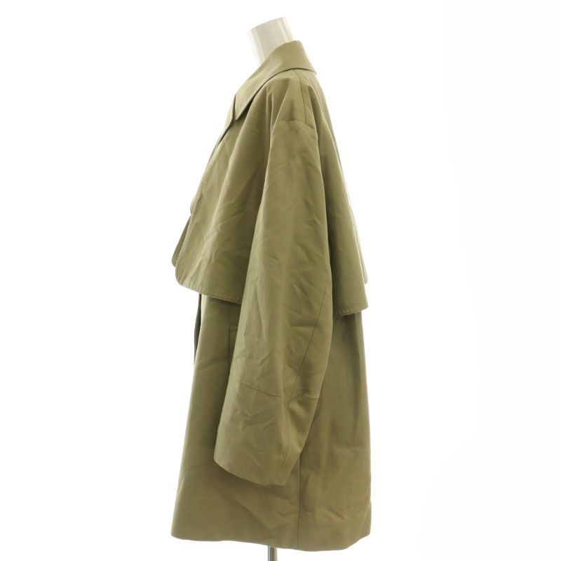 リアムプラージュ R'IAM PLAGE 24SS ミドルトレンチコート 36 カーキ