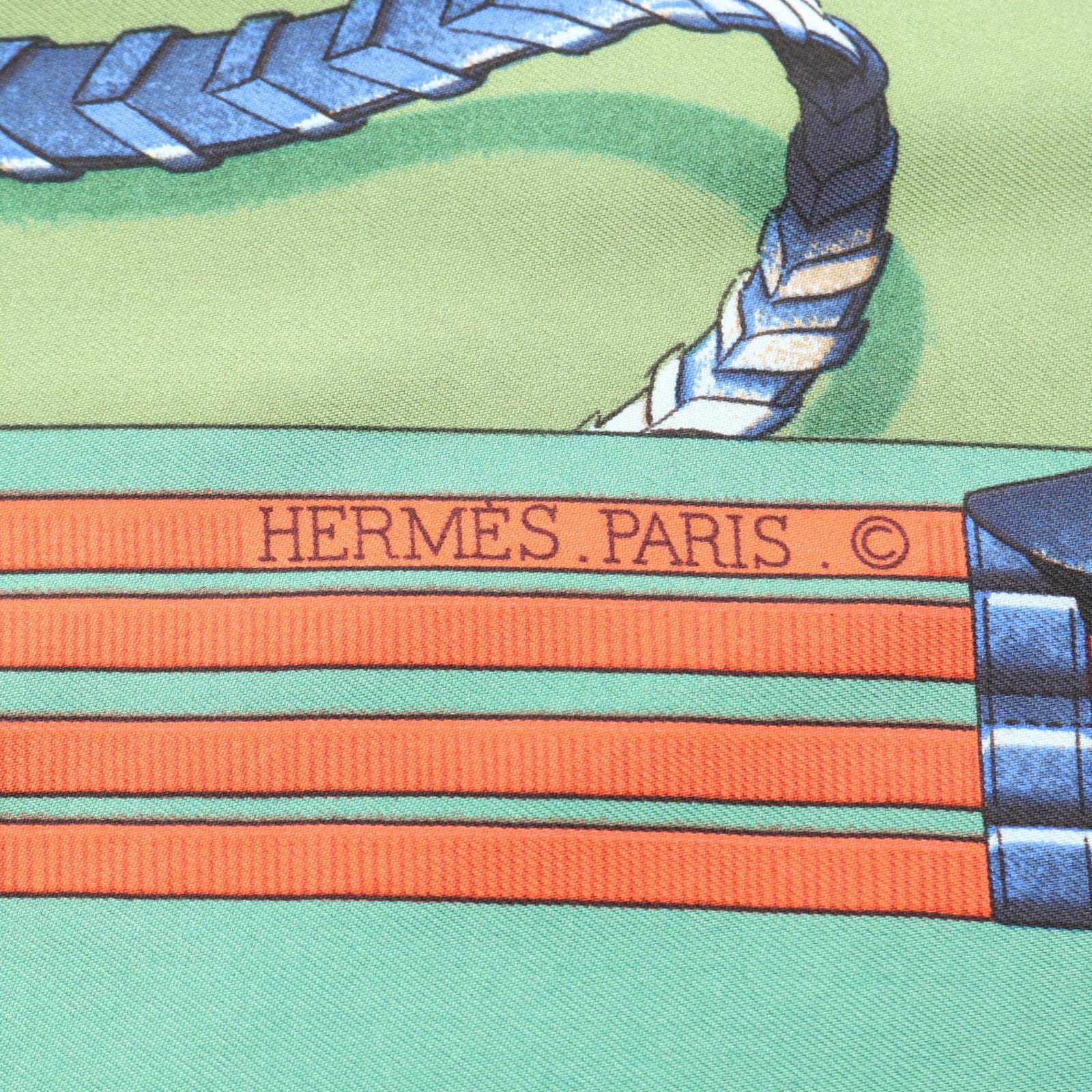 HERMÈS エルメス カレ ジャンピング エルメス スカーフ カレ90 JUMPING ベージュ SILK100% | 東京