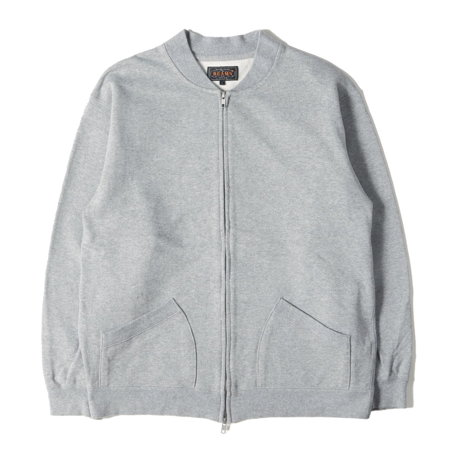 BEAMS ビームス カーディガン サイズ:L 23AW スウェット ジップ 
