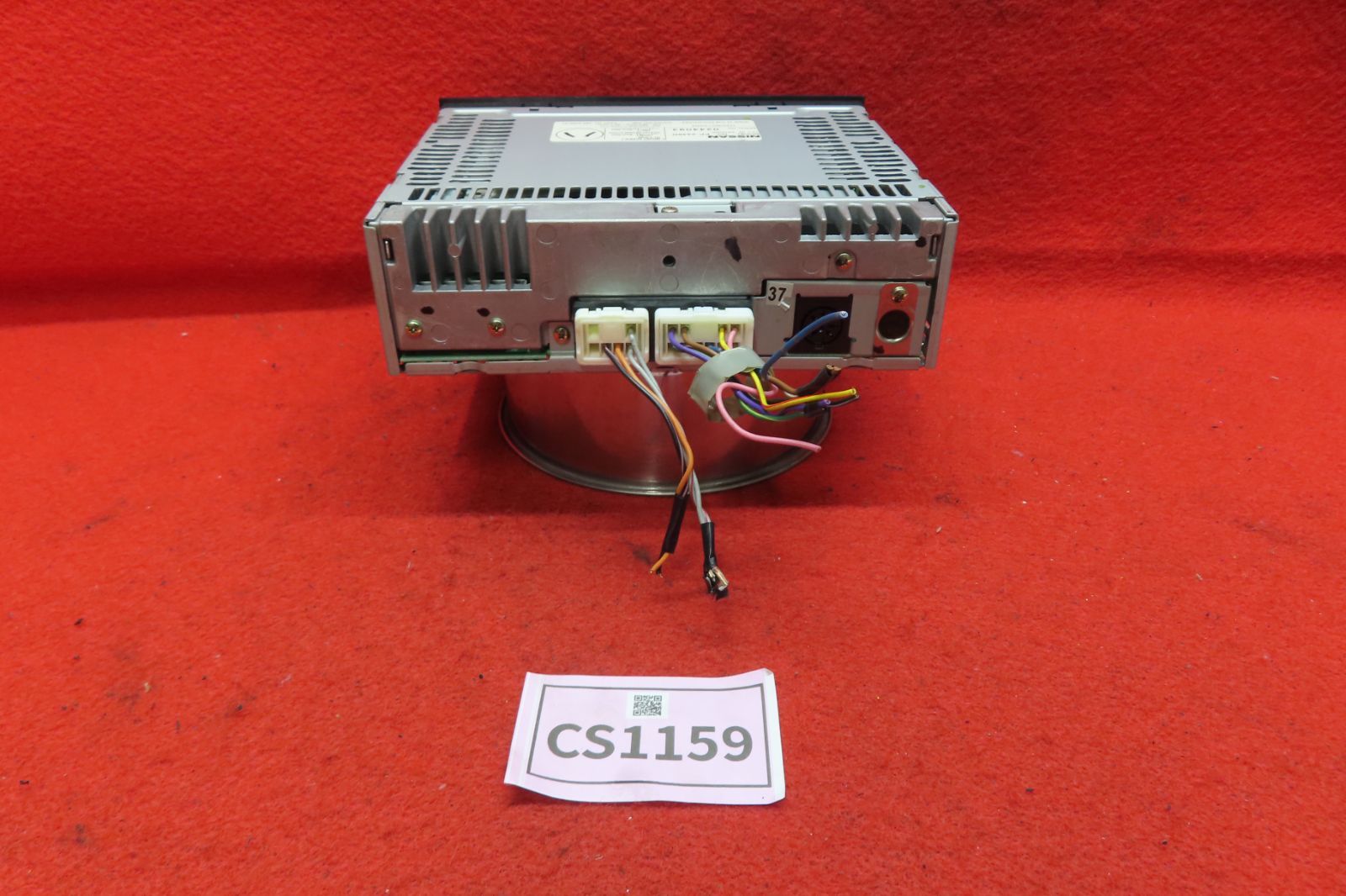 ＊CS1159＊動作保証付/日産純正　ブルーバード シルフィ　PP-2448R/0244093　CDプレーヤー　デッキ　カーオーディオ　1DIN 　本体のみ