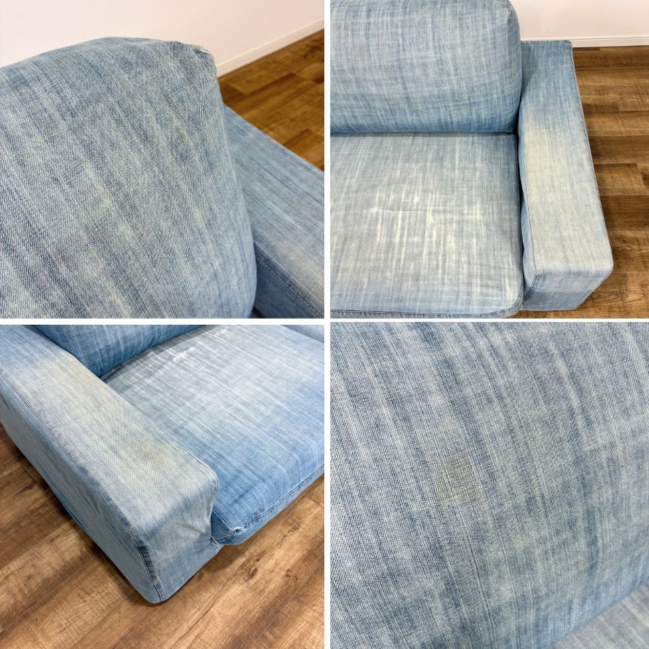 JOURNAL STANDARD FURNITURE ジャーナル ファニチャー FRANKLIN SOFA 2P Indigo Damage denim NEXPOTALLINN_EU