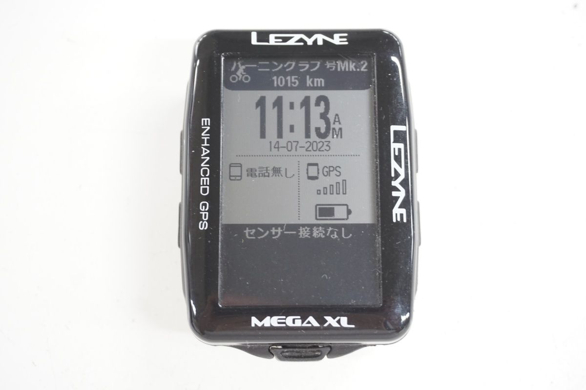 LEZYNE MEGA XL GPS サイクルコンピュータ ブラック 未使用品 92％以上節約 - アクセサリー