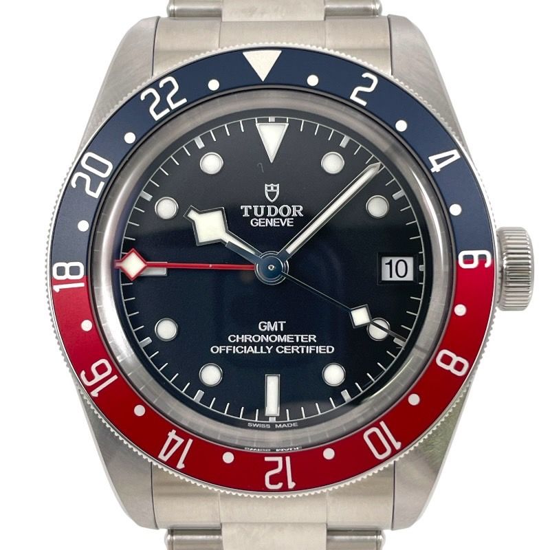 【TUDOR】チュードル ヘリテージ ブラックベイ GMT 79830RB 腕時計 ステンレススチール メンズ 自動巻き 青赤ベゼル　ペプシ