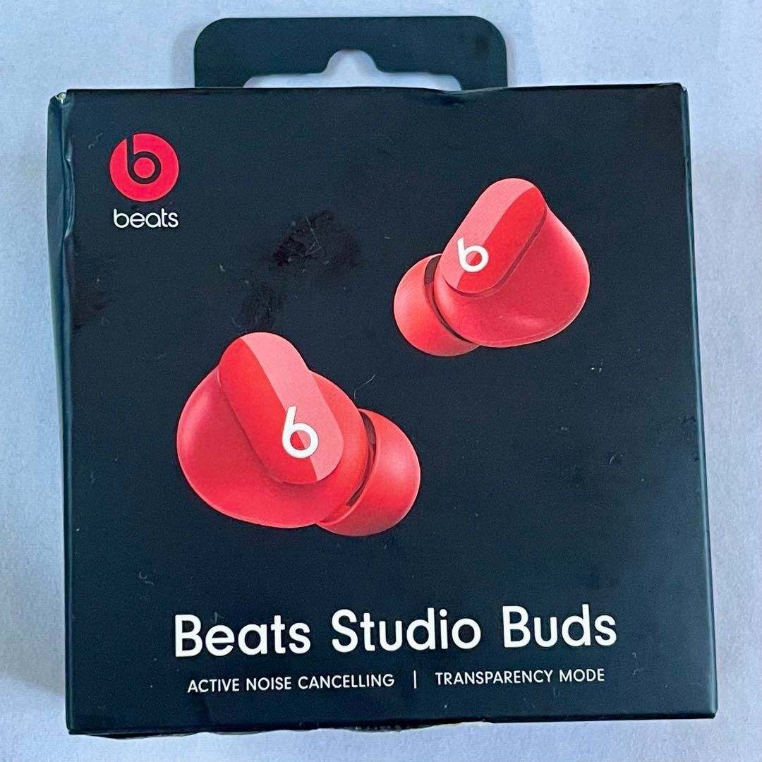 Beats Studio Buds レッド 完全ワイヤレスイヤフォン　新品未開封 Beats Studio Buds ワイヤレス 新品 未開封 イヤフォン 赤 - メルカリ