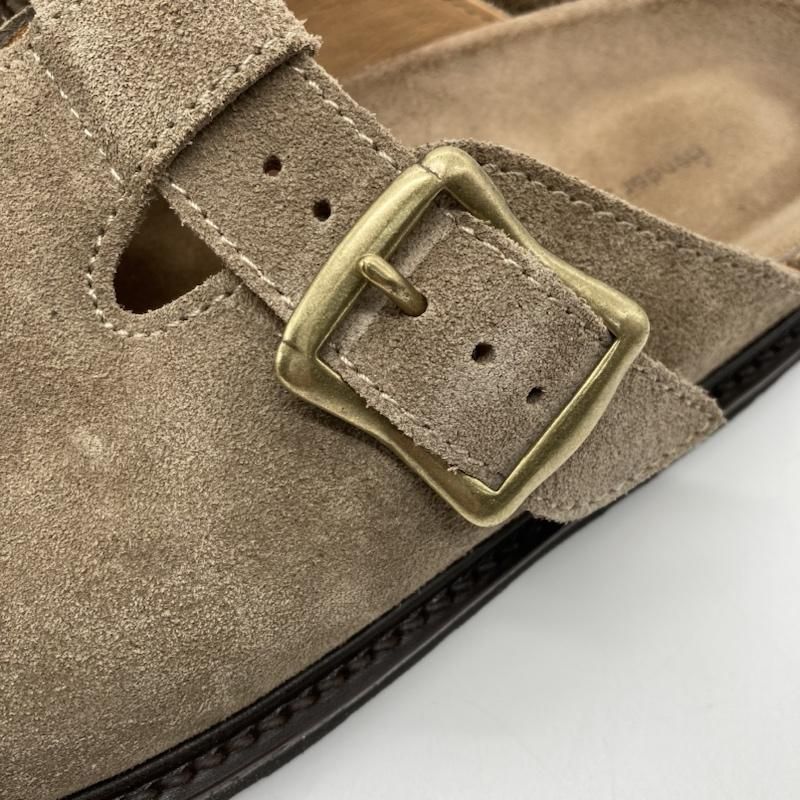 Hender Scheme エンダースキーマ サンダル Hender Scheme buggs suede khaki beige qn-s-bug スウェード サンダル