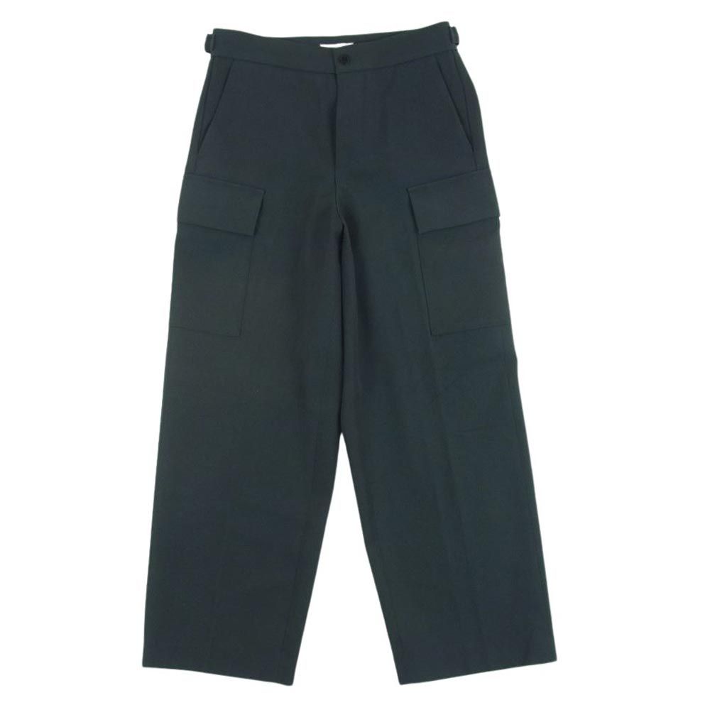 エイトン ATON 22AW PRAGNW0703 BACK SATIN フィールド カーゴパンツ UNISEX ユニセックス XS チャコール系 グレー系 00【中古】