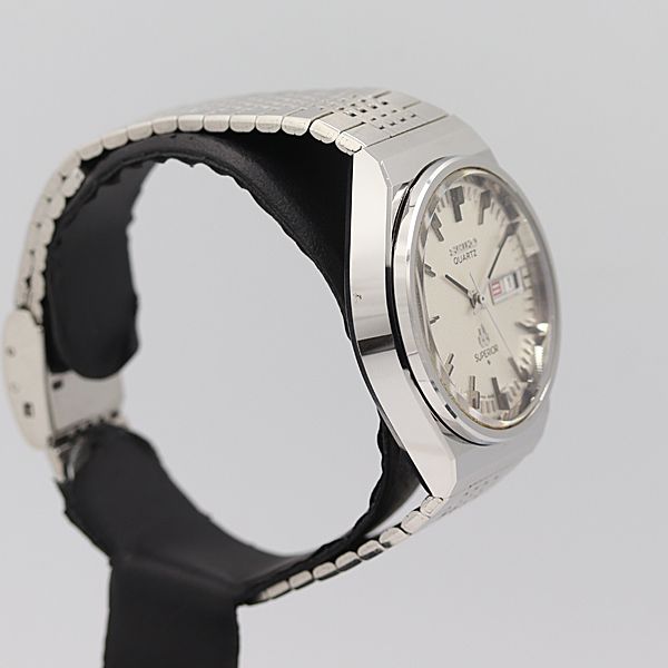 デッドストック級 稼働 良品 セイコー スーペリア 4883-8001 銀文字盤