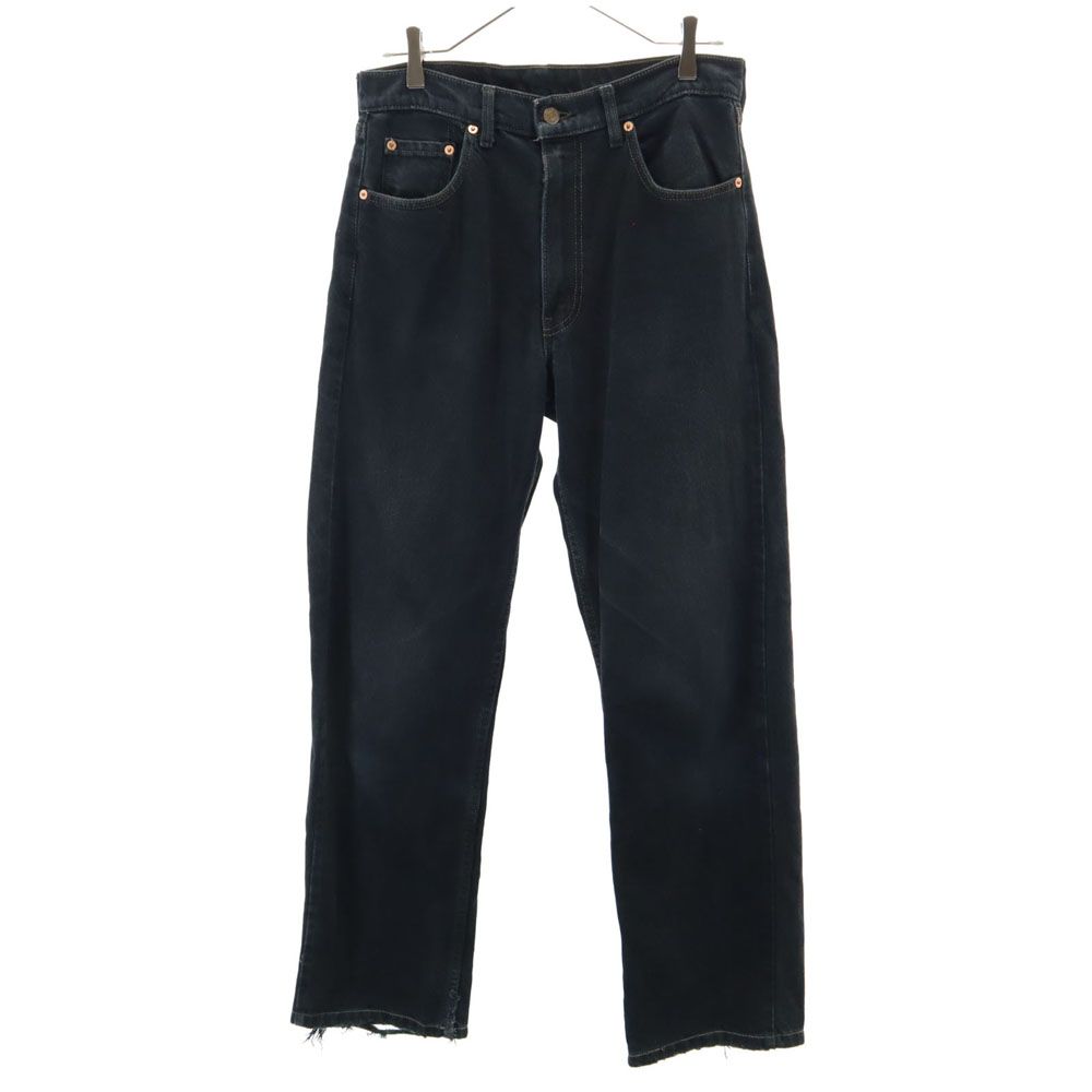 リーバイス 90s 512 オールド 後染め ブラック ストレートデニムパンツ w31 ブラック系 Levi's ジーパン メンズ リーバイス 90s 512 オールド 後染め ブラック ストレートデニムパンツ