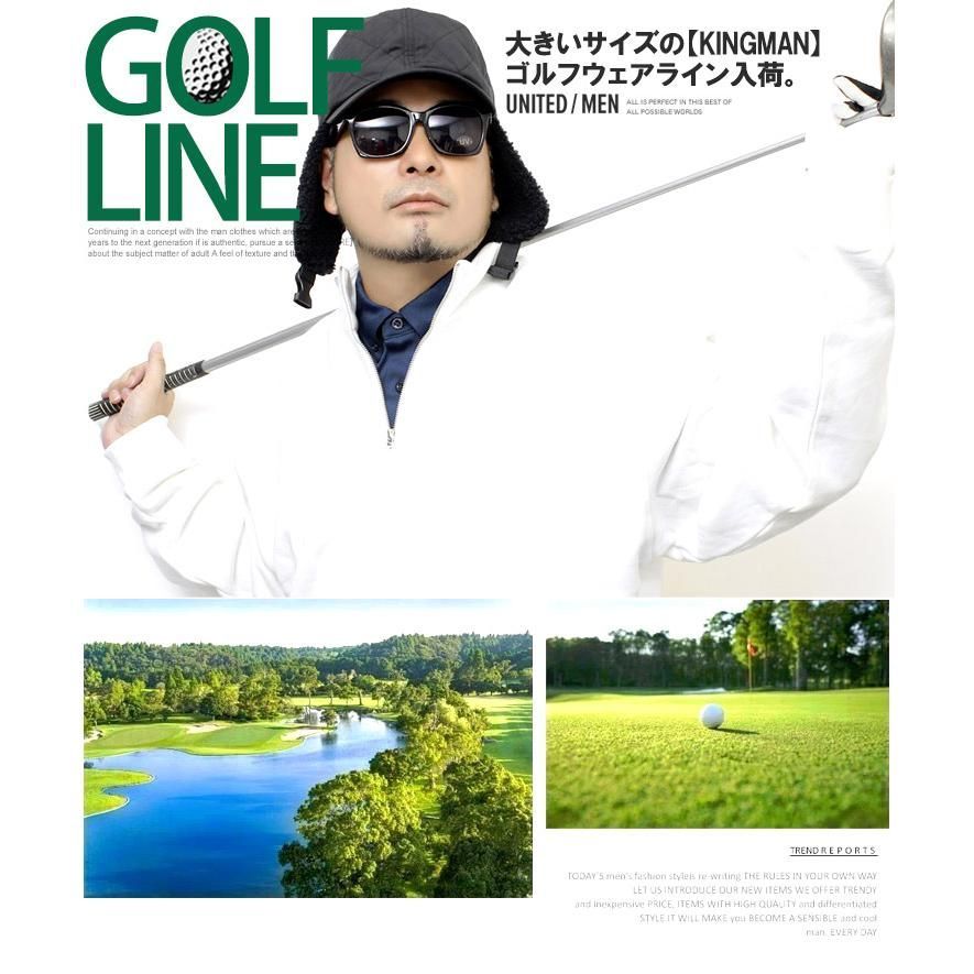 新品】 【M～5L ネイビー】 ゴルフウェア 激安 ゴルフウェア メンズ