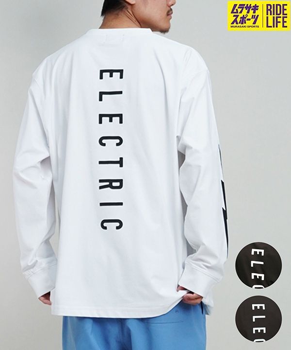 【ムラスポ公式】Electric エレクトリック メンズ 長袖ラッシュガード 水陸両用 ユーティリティ 長袖Tシャツ E24STM01 ムラサキスポーツ限定