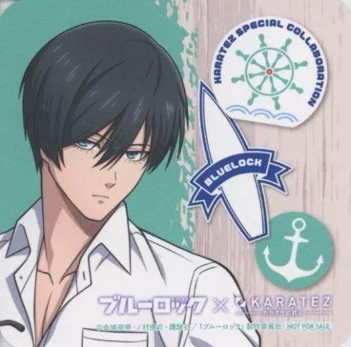 ブルーロック 原作 カラオケの鉄人 糸師凛 コースター 糸師凛 カラ鉄 ブルーロック コースター カラオケの鉄人 コラボ