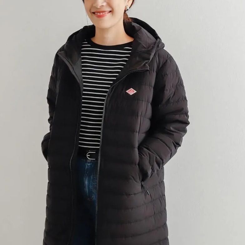 ダントン ミドルダウンフードコートMIDDLE DOWN HOODED COAT S M