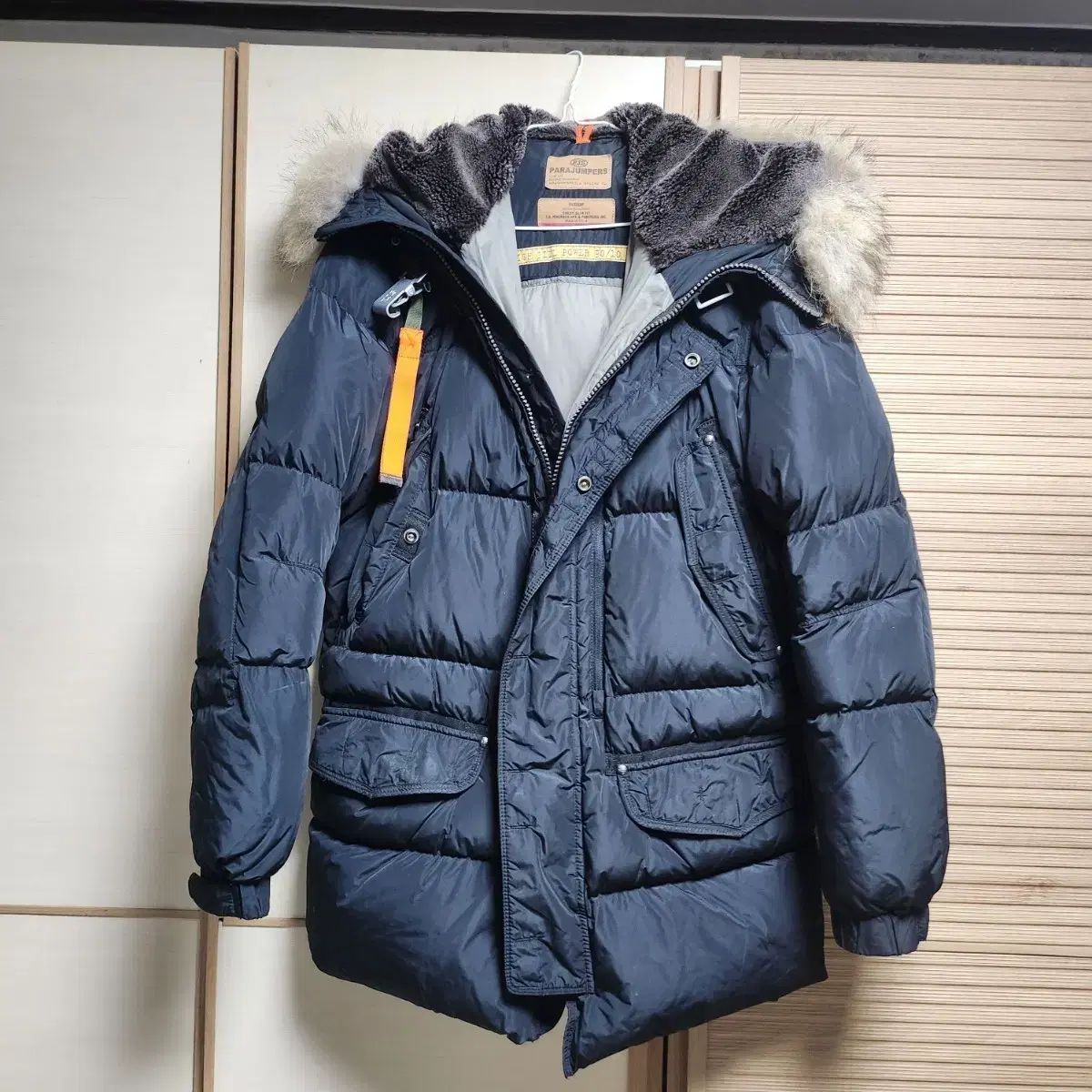 PARAJUMPERS パラジャンパーズ ダウンジャケット ブルゾン ネイビー ファー フード