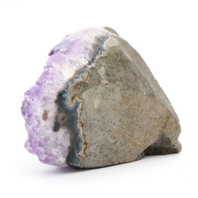 アメジスト クラスター 原石 側面磨き 1点物 476g ウルグアイ産