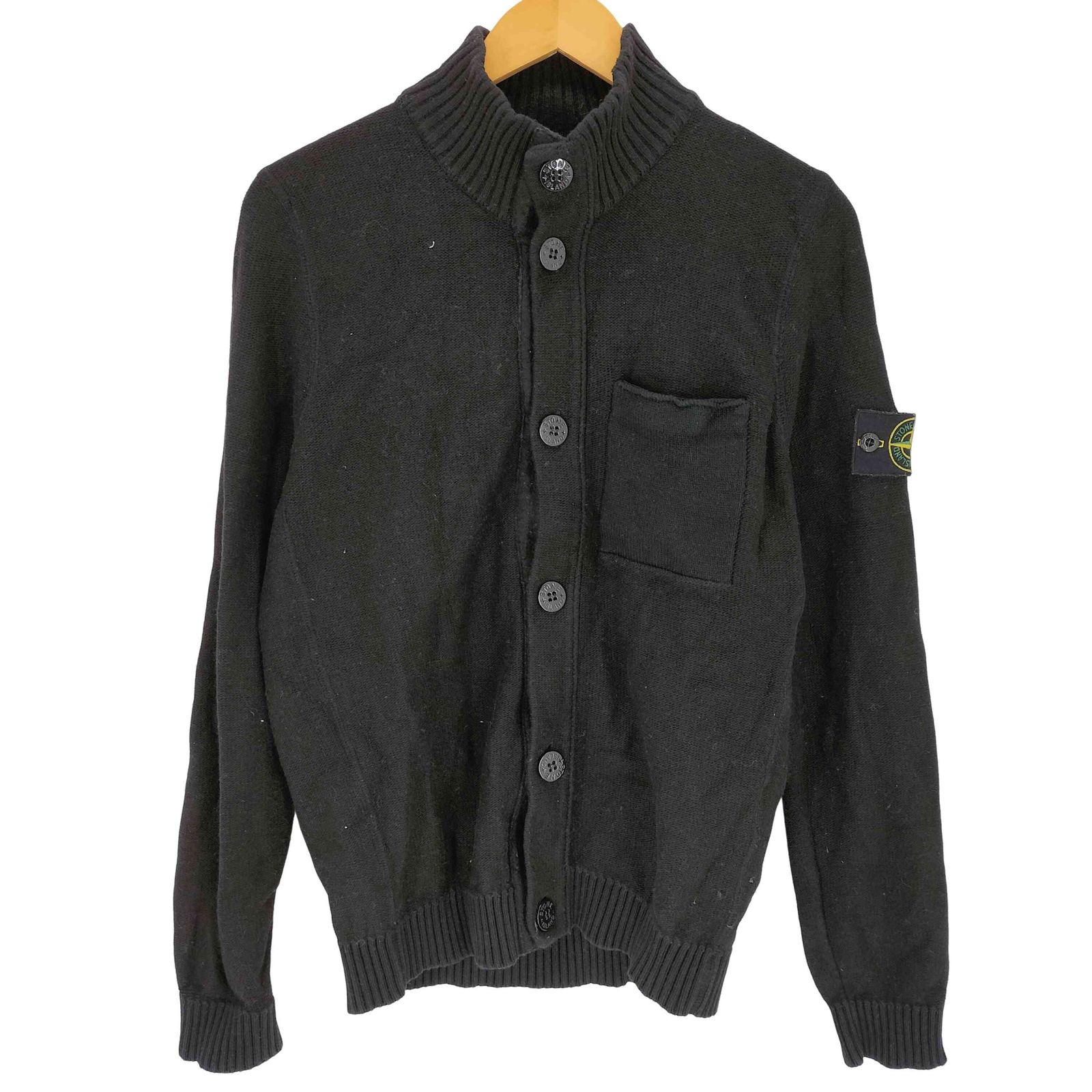 ストーンアイランド カーディガン STONE ISLAND - 【ラスト1点】 Knit Cardigan Lambs Wool