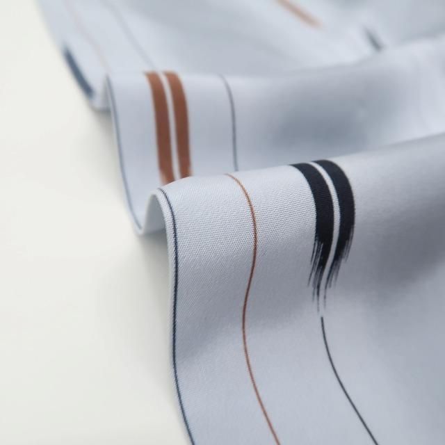 ゆめsaku 正絹 着物 袖無双 ひゅっ ひゅっ縦縞と矢絣の翔け足♪”長襦袢 R-54