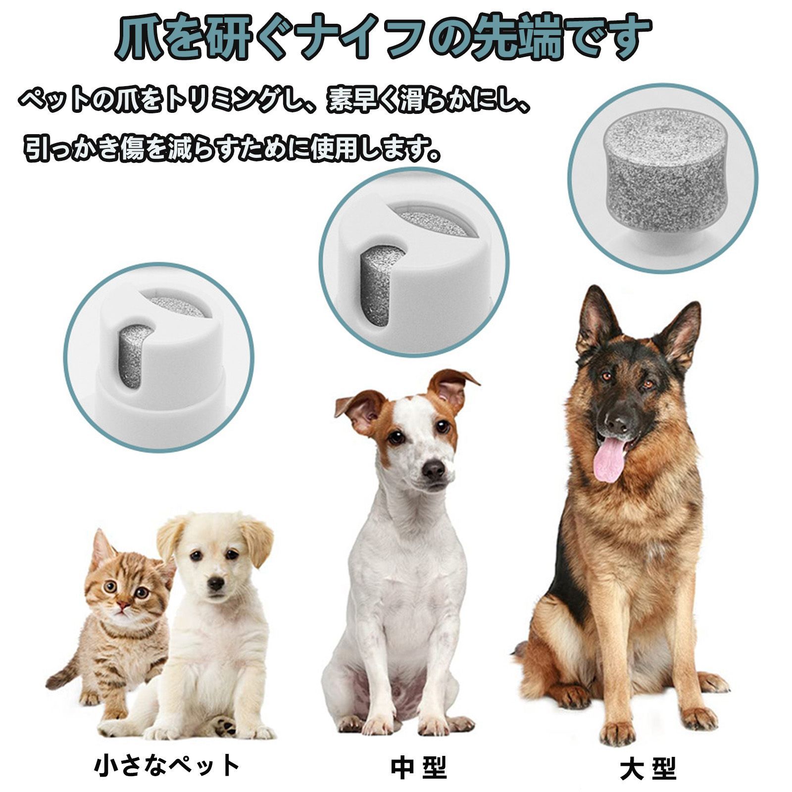 2023年新登場】 最新犬用バリカン 4in1ペット用バリカン 猫 LED