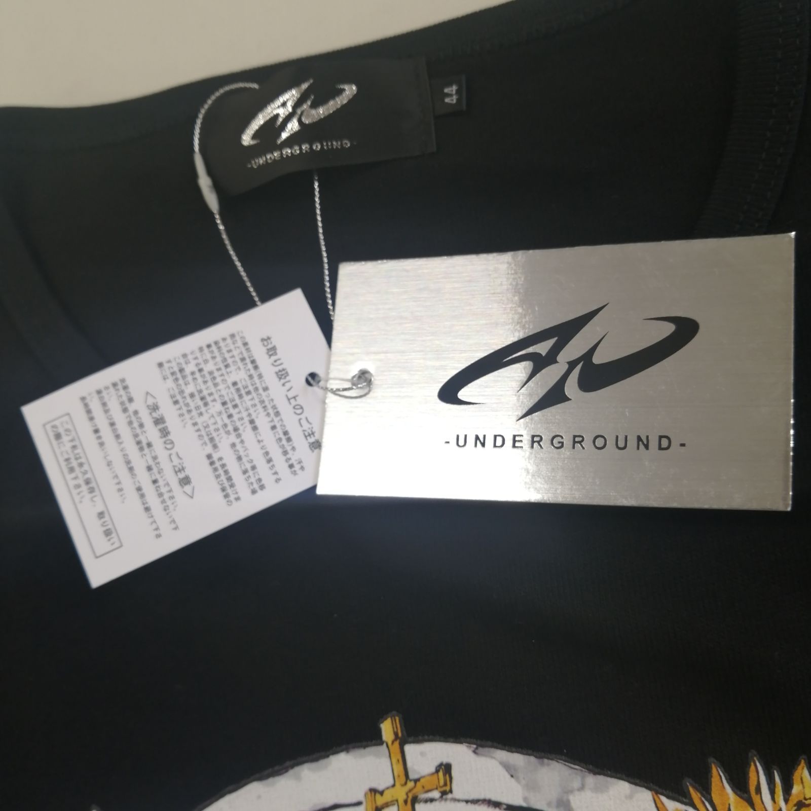 新作】【UNDERGROUND／アンダーグラウンド・ミサTEE（ブラック