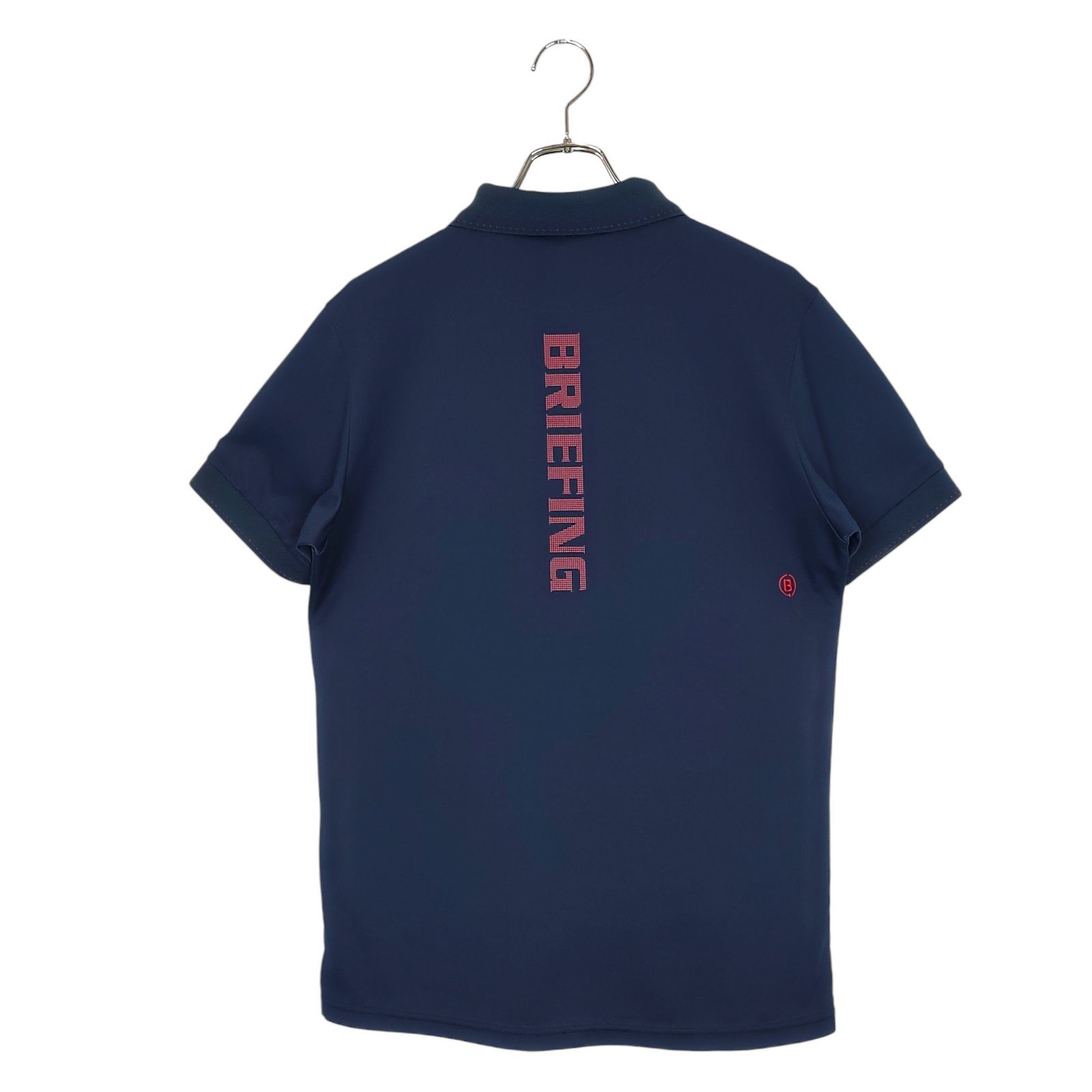 未使用)ブリーフィングゴルフ 新作 メンズ 半袖ポロシャツ L ネイビー BRIEFING GOLF ブリーフィングゴルフ 21SS TOUR POLO 半袖