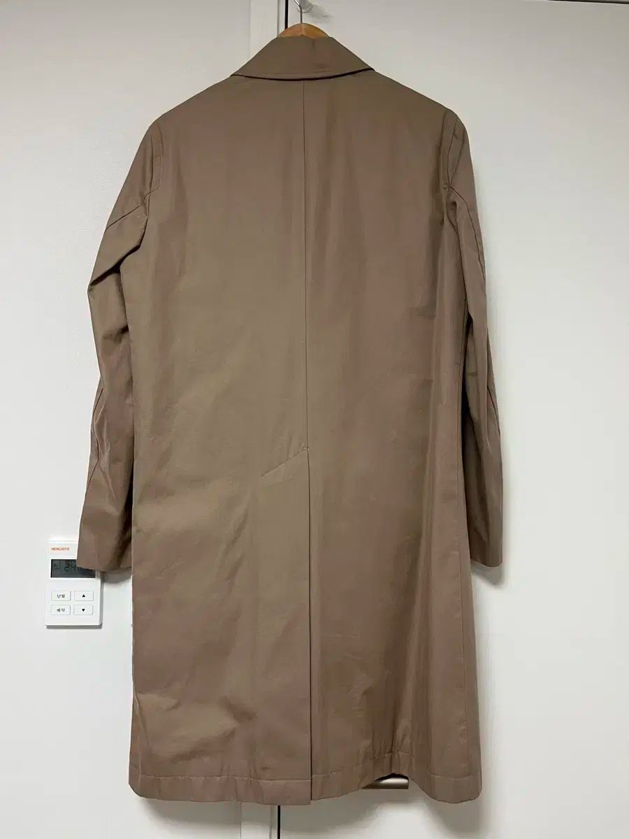 美品 イーヴォ ダブルチェスターコート 48 ベルト ウールトレンチ