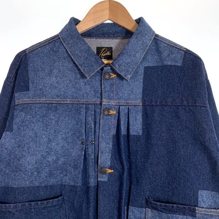 値下げ！ニードルス　ジャケット　インディゴ 20%OFF】NEEDLES(ニードルス) Synthetic Leather Python Track
