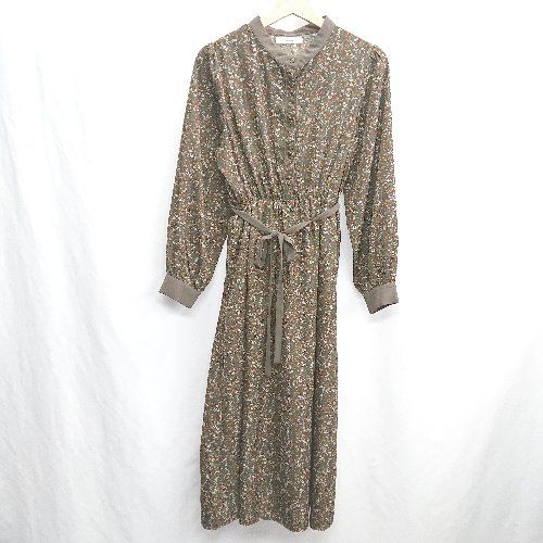 ◇ Θ◎ w closet ダブルクローゼット 花柄 長袖 ロング ◇ Θ◎ w closet ダブルクローゼット 花柄 長袖 ロング