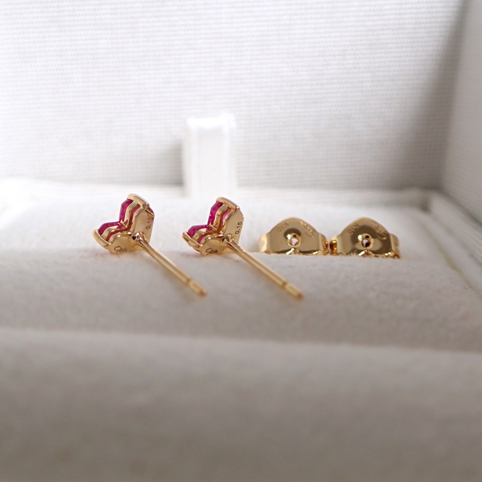 ◎スタージュエリー star jewelry K18 ミステリアスハート ルビー 