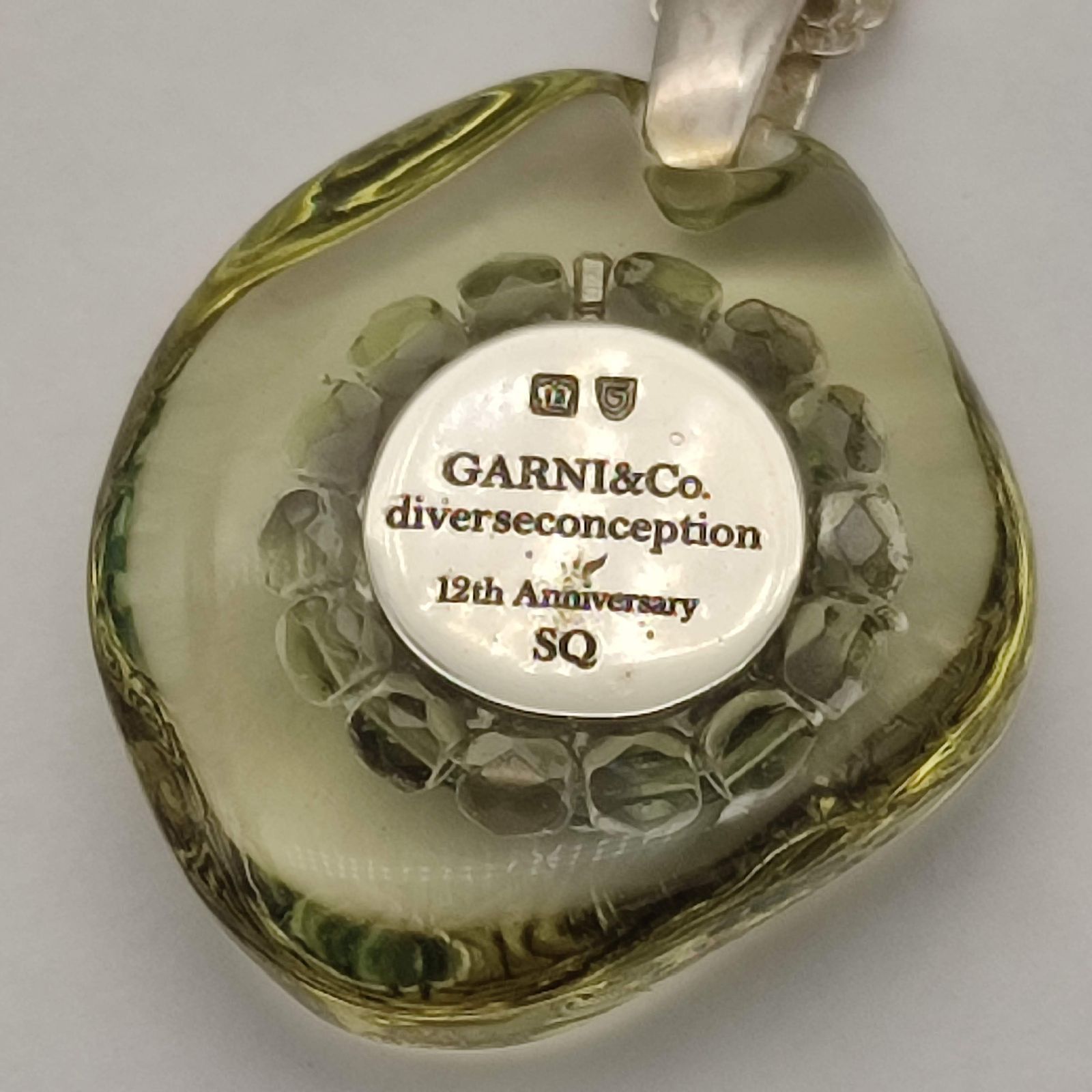 GARNI ガルニ クープペンダントネックレス 樹脂 シルバー925