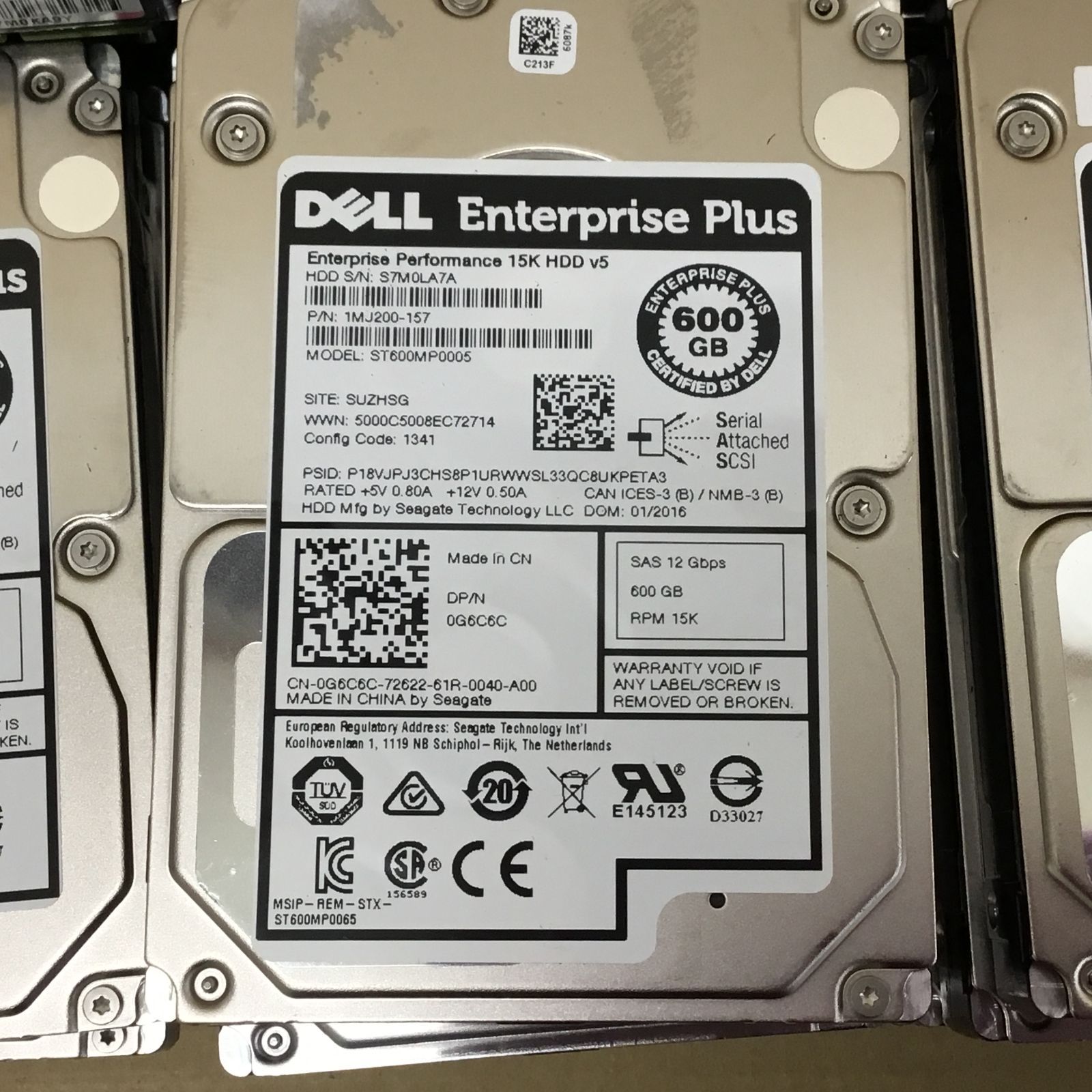 DELL 29台セット 2.5SAS 600G サーバーHDD ・BLANCCO消去済み - Rehan