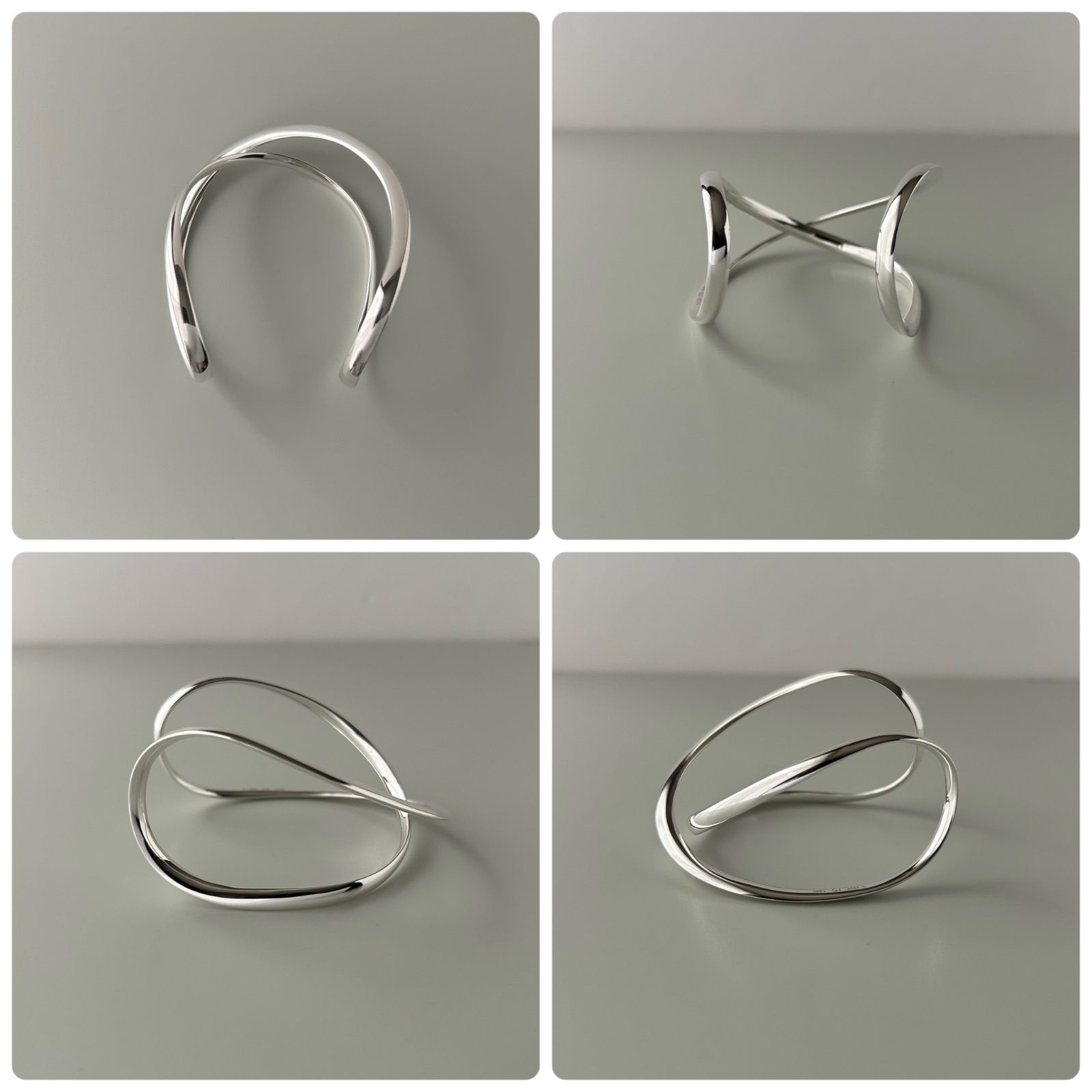 ジョージジェンセン バングル 452A インフィニティ   ジョージジェンセン バングル 452A インフィニティ AG925 #L