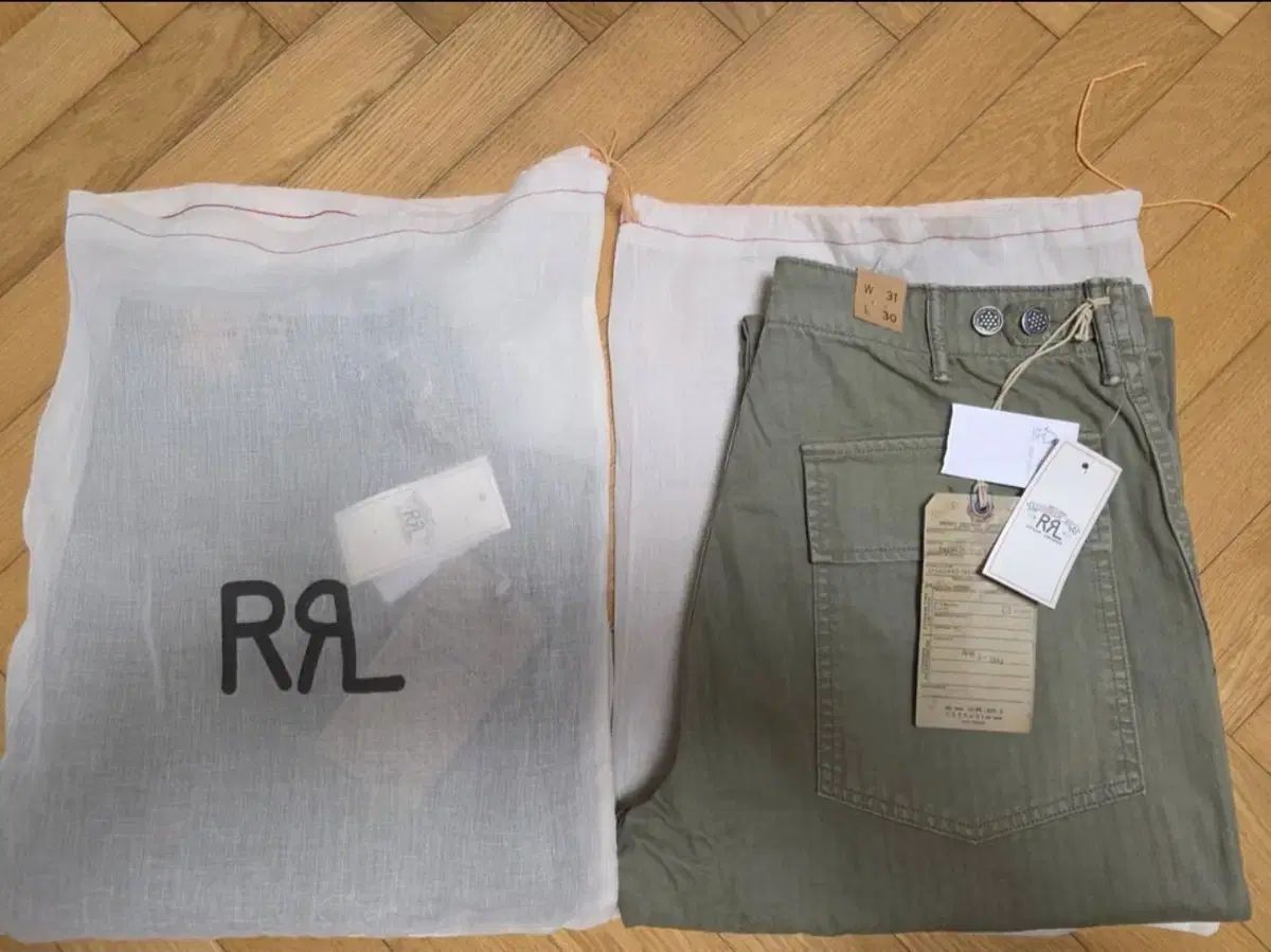 RRL ダブルアールエル ヘリンボーン ファティーグ パンツ