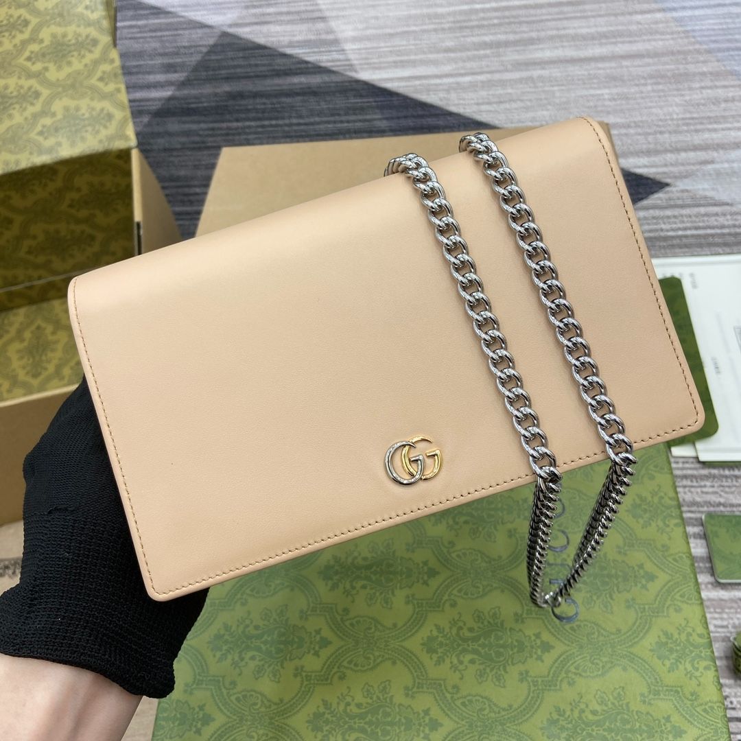 GGマーモント ベージュ 長財布 グッチ GUCCI 456116 17WAG 長財布 レディース 財布 GG