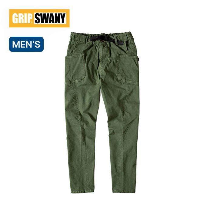 GRIP SWANY グリップスワニー JOG 3Dキャンプパンツ GSP-55V オリーブ