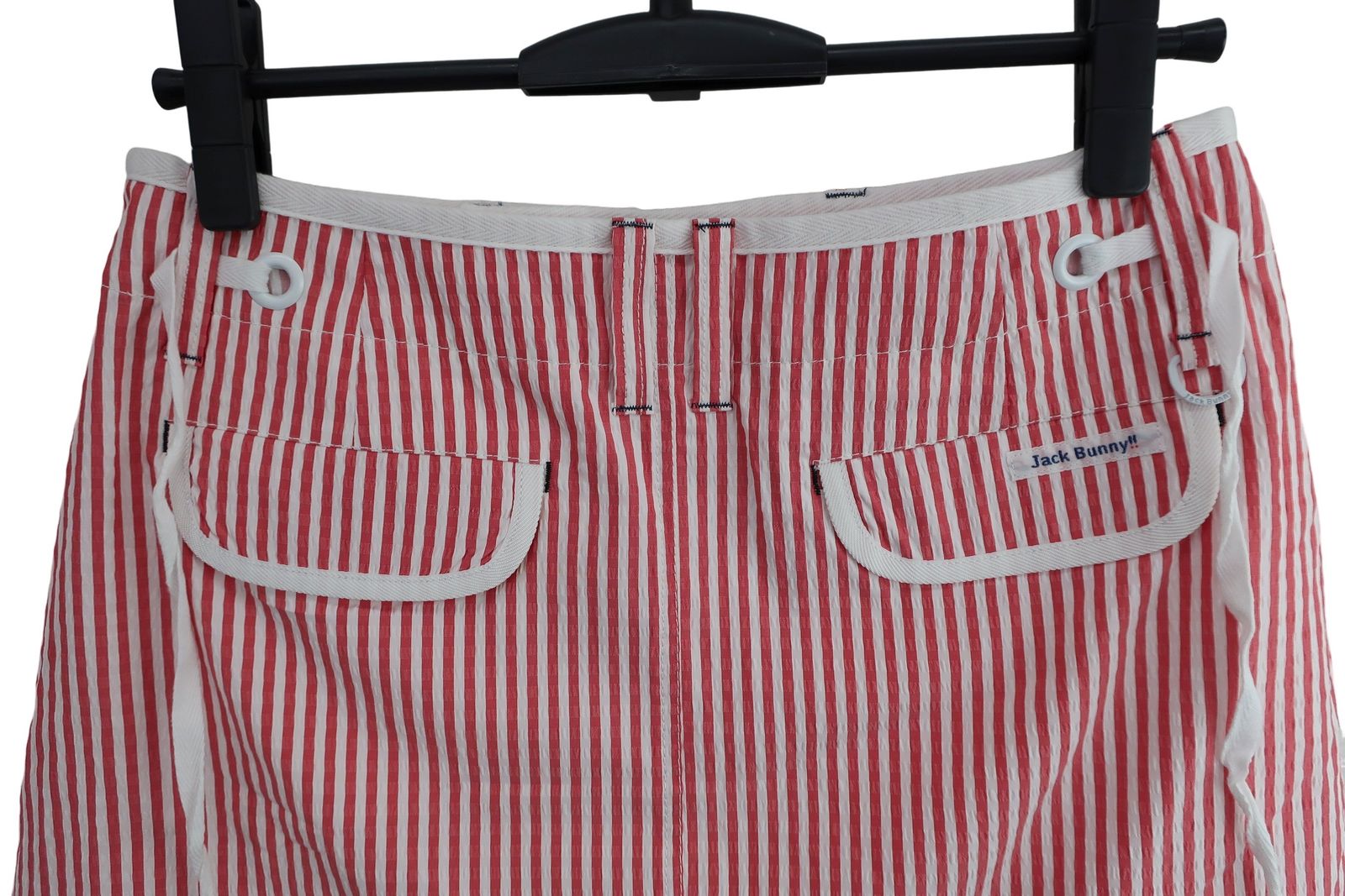 美品】Jack Bunny(ジャックバニー) スカート 赤白ストライプ