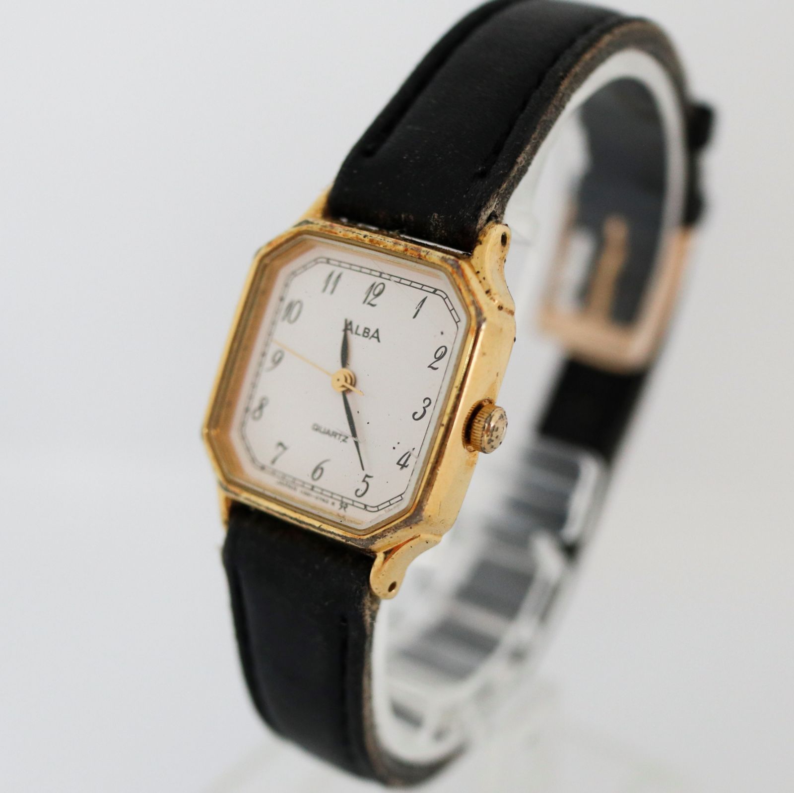 SEIKO ALBA tank スモセコ レクタンギュラー 稼働品 ALBA（腕時計