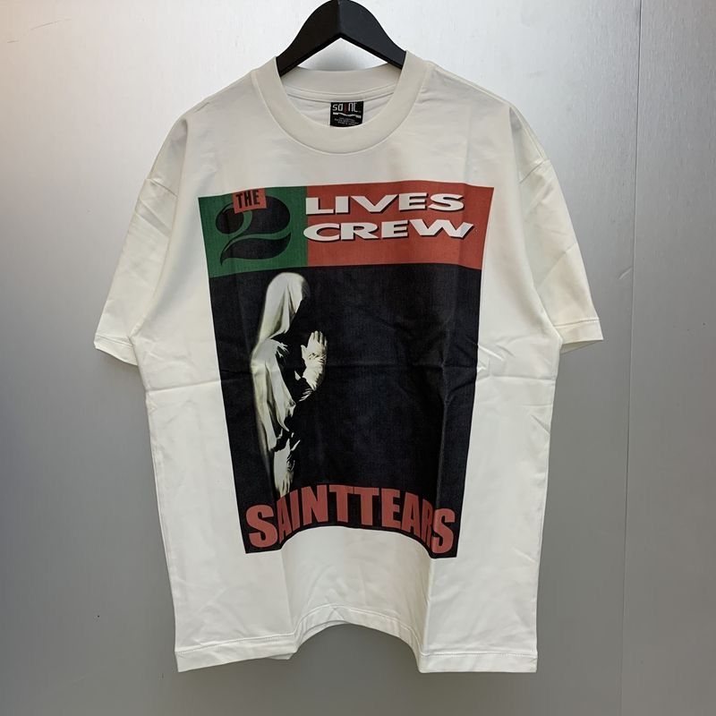 新品未使用 SAINT Mxxxxxx × DENIM TEARS DT_SS TEE LIVES CREW T 