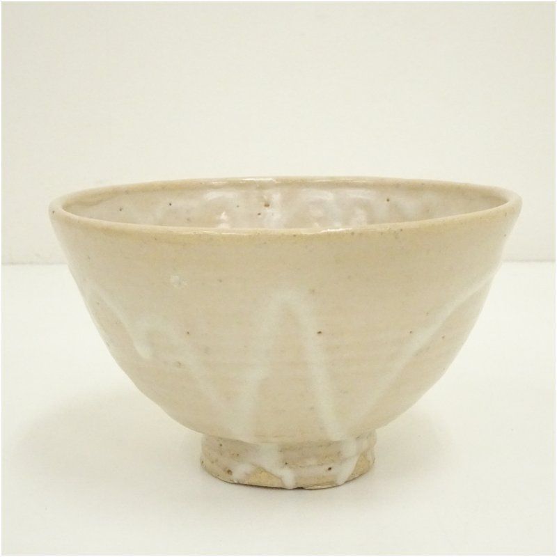 磯游翁造 大井戸茶碗（銘：浅春）（共箱） 茶道 抹茶 おしゃれ 抹茶