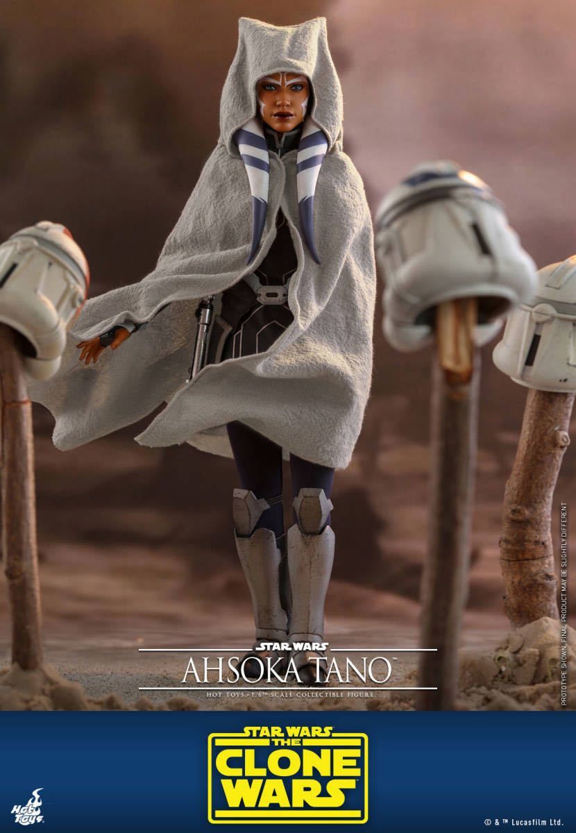 ホットトイズ 1/6 スター・ウォーズ：クローン・ウォーズ アソーカ・タノ 未開封新品 マンダロリアン TMS021 Ahsoka Tano  HOTTOYS - メルカリ