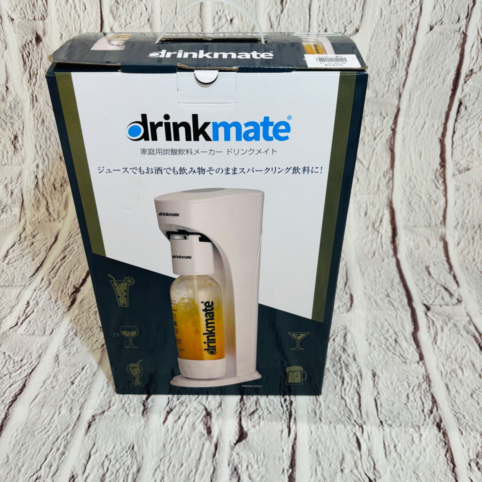 未使用品] ドリンクメイトdrinkmate DRM1001 WHITE 炭酸水メーカー