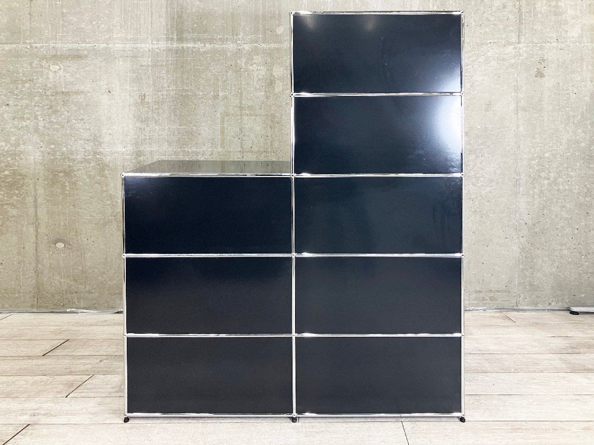 USMハラー□ワードローブキャビネット□グラファイトブラック□D500