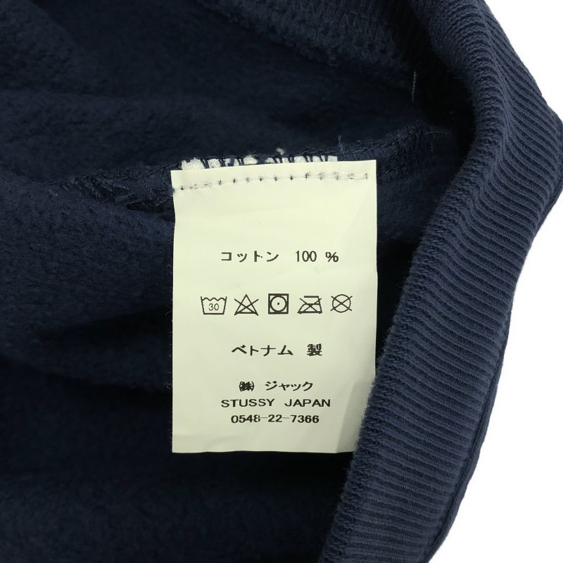 中古】STUSSY SPORT クルーネックスウェット サイズM ネイビー  