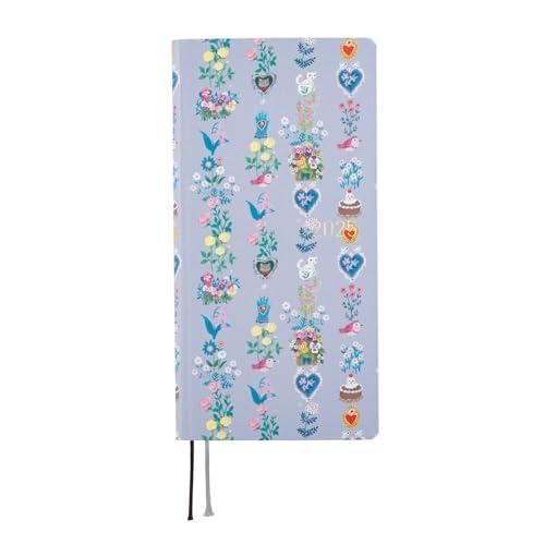 ほぼ日手帳 2025 weeks 英語版 北岸由美/すてきな壁紙 1月始まり 週間手帳 週間レフト スリム縦長