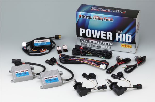 レーシングギア(RG) パワーHIDキット VR4 6300K H3 12V用 RGH-CB962