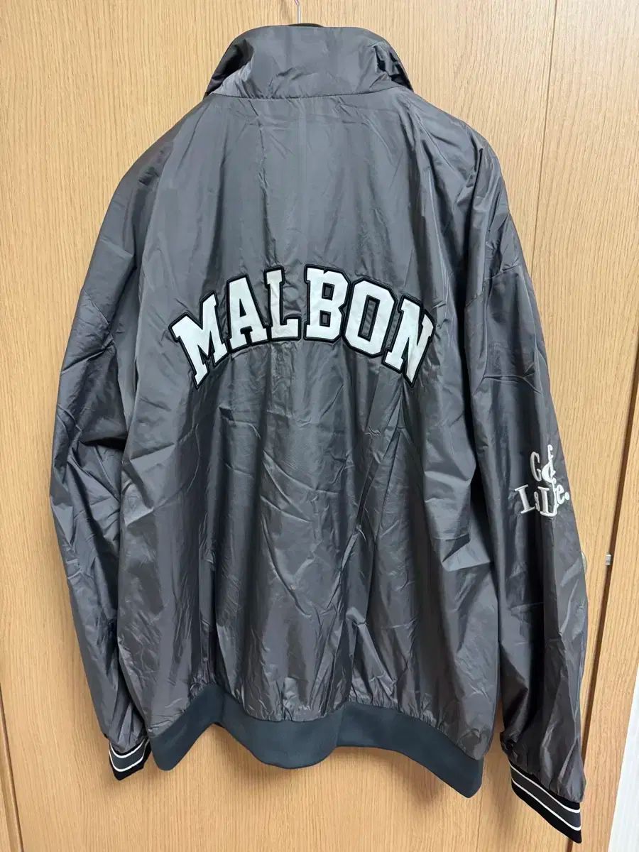 経験 マルボンゴルフ ナイロン アノラック ハーフジップアップ グレー 110サイズ ♥