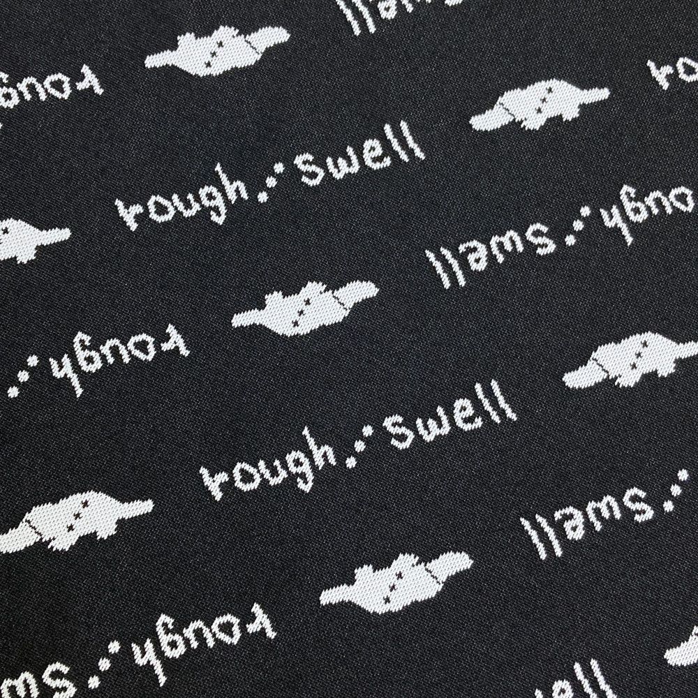 ロゴ総柄 ブラック系