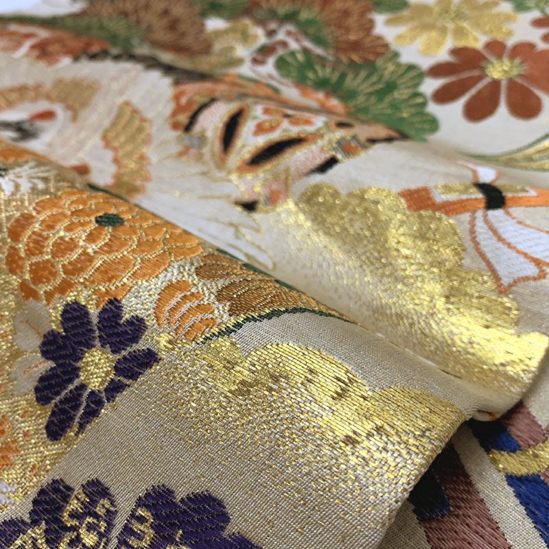 アンティーク丸帯 宝船